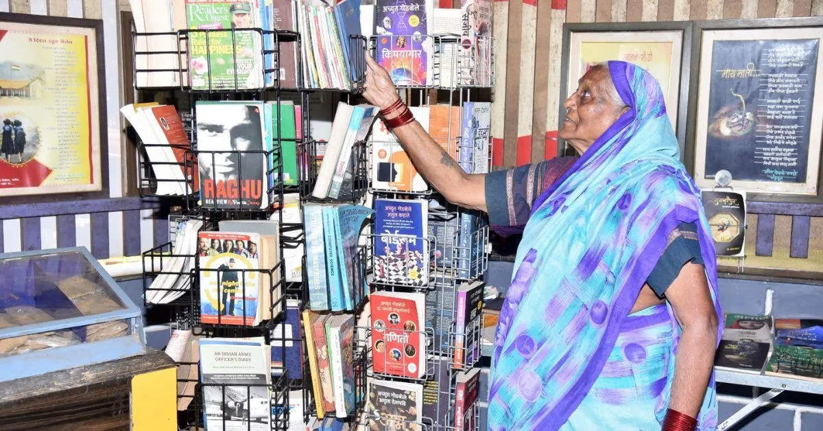 Bhimabai started the hotel as a means to spread the joy of reading! 