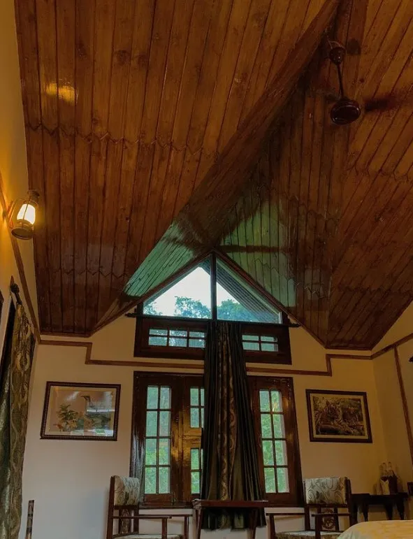 The homestay comprises five bedrooms and is made with local bricks and stone