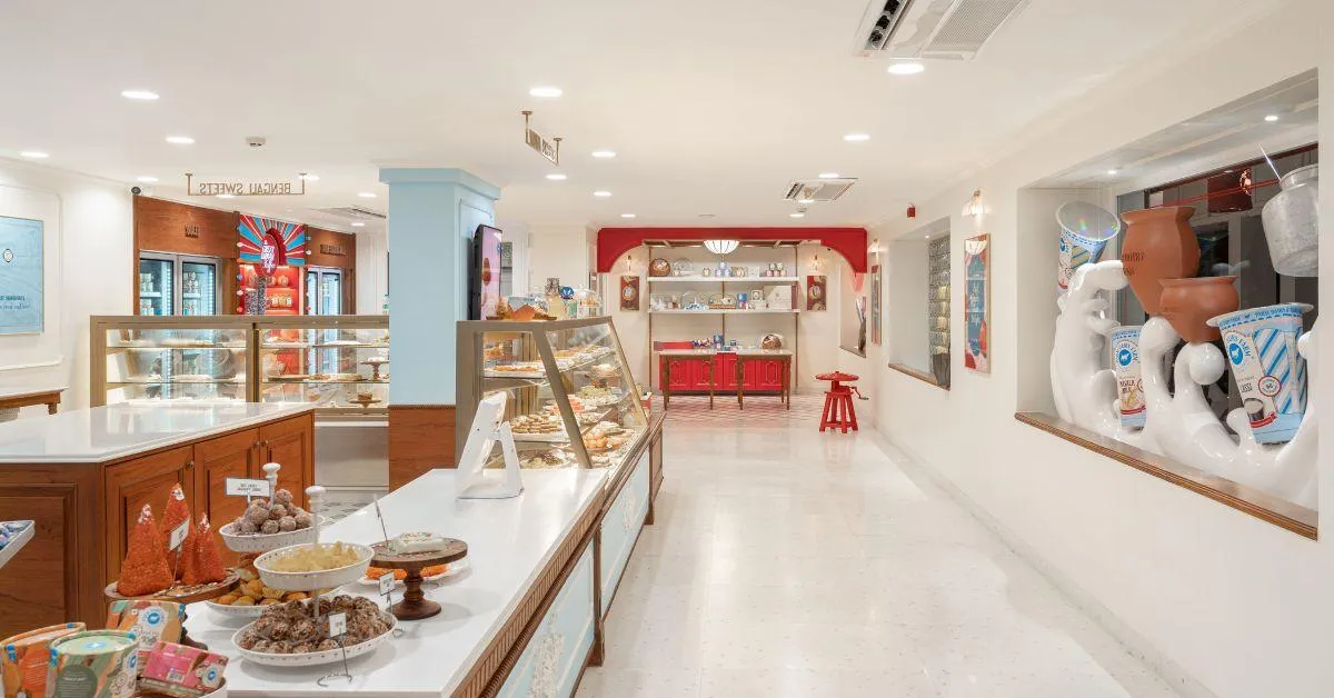 The Parsi Dairy Farm on Mumbai's Princess Street has been revamped from a quaint store to one with vibrant pastels and interiors