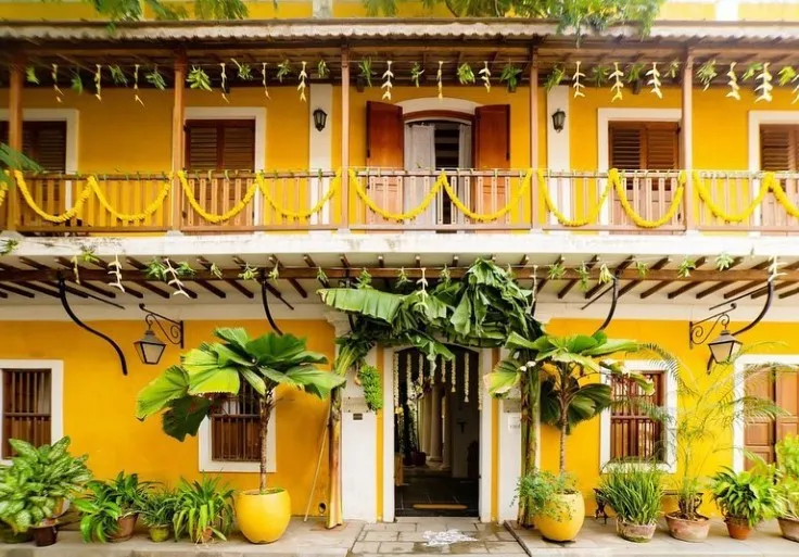 Gratitude Heritage is a 200 year old home that is built with a blend of French and Tamil architectural practices, 