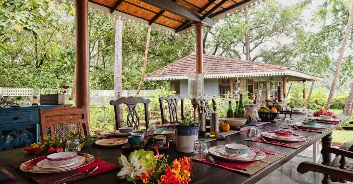 Food is prepared fresh at the Parijaat Goa Homestay and is a reflection of local specialities