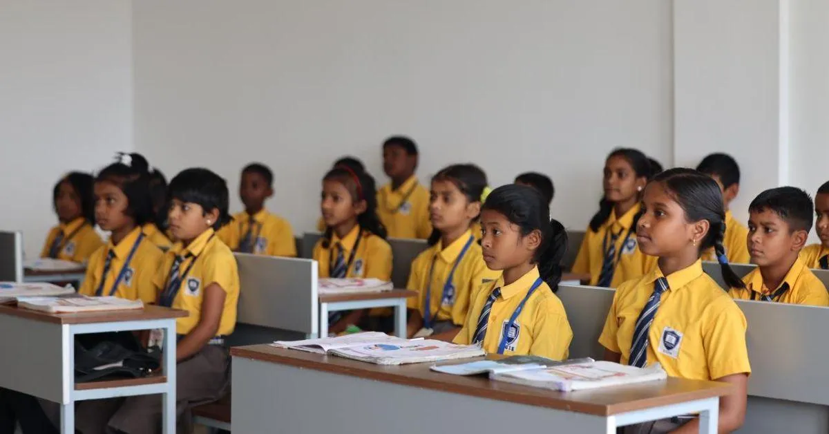Students at the school are also trained in yoga, dance, art, etc