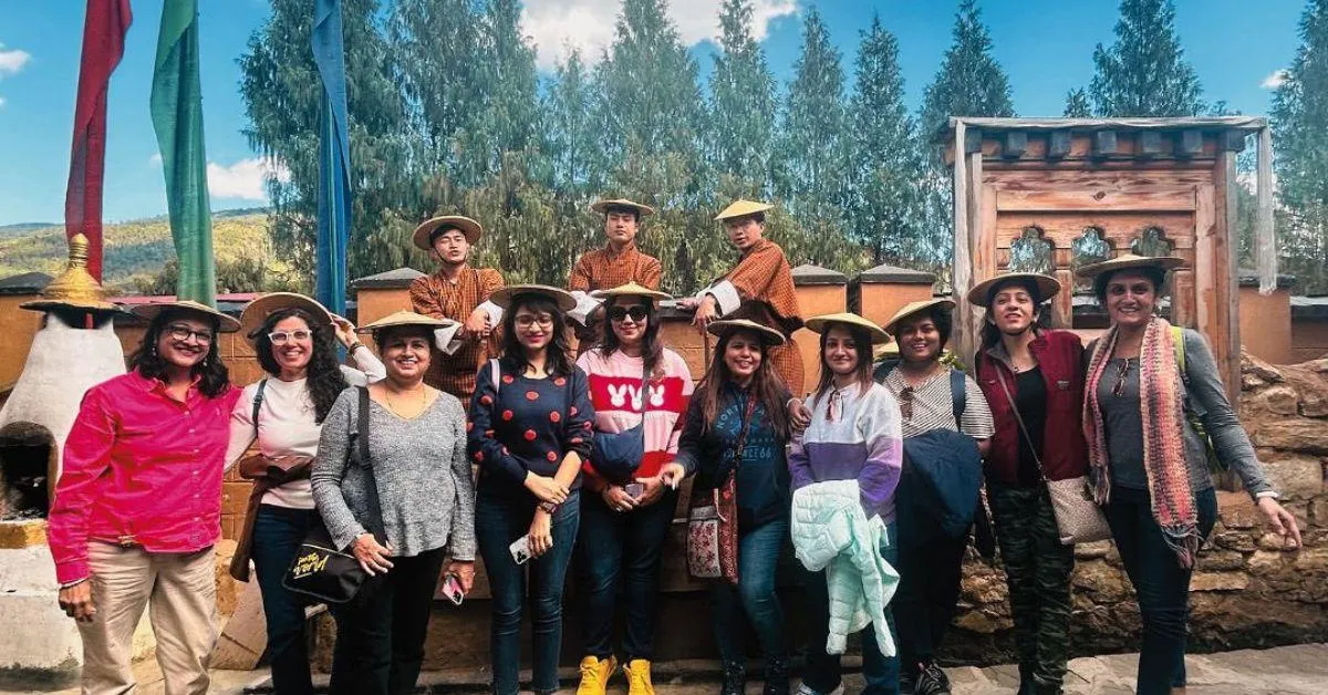 Travelling with other women is a great boost for mental health