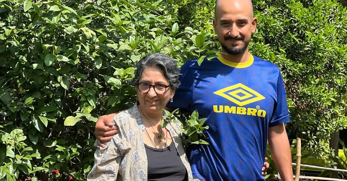 Jyoti and her son Siddarth, the duo behind the restoration and managing of the Gratitude Heritage homestay