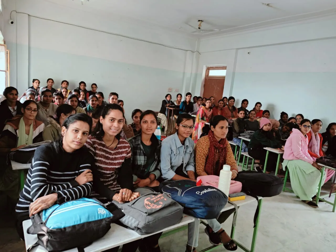 The college offers courses in D.El.Ed and B.Ed for girls who wish to pursue teaching as a career