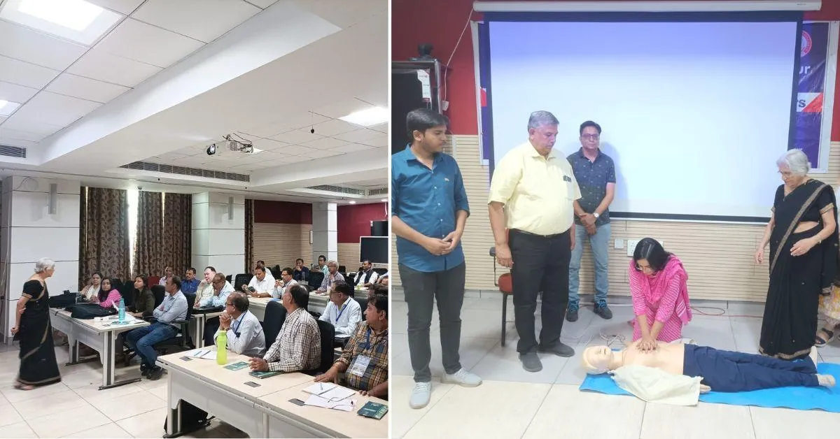 Dr Maya has trained over 1 lakh people in life saving and road safety.
