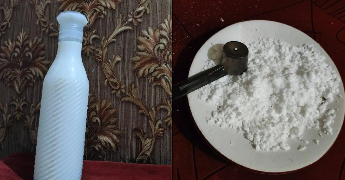Dhiren informs that it takes 17 litres of milk to make one kg powder.