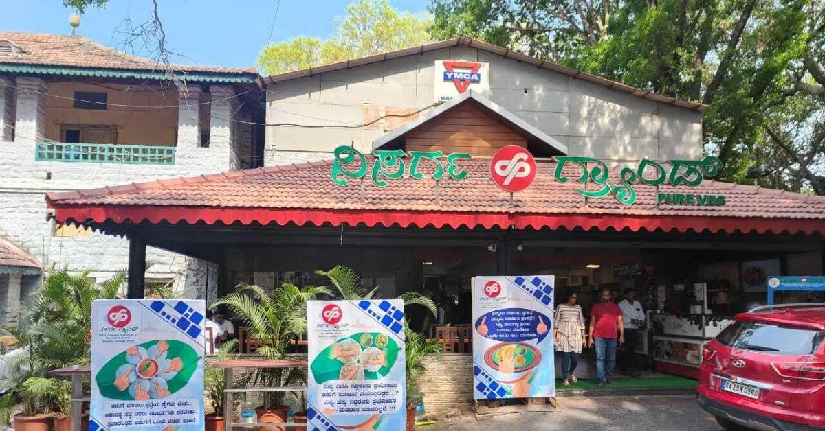 Nisarga Grand Hotel in Bengaluru.