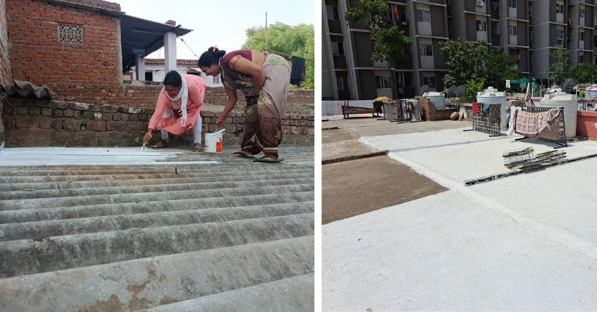 The Mahila Housing Trust has helped women in slums bring down the temperatures in their homes. 