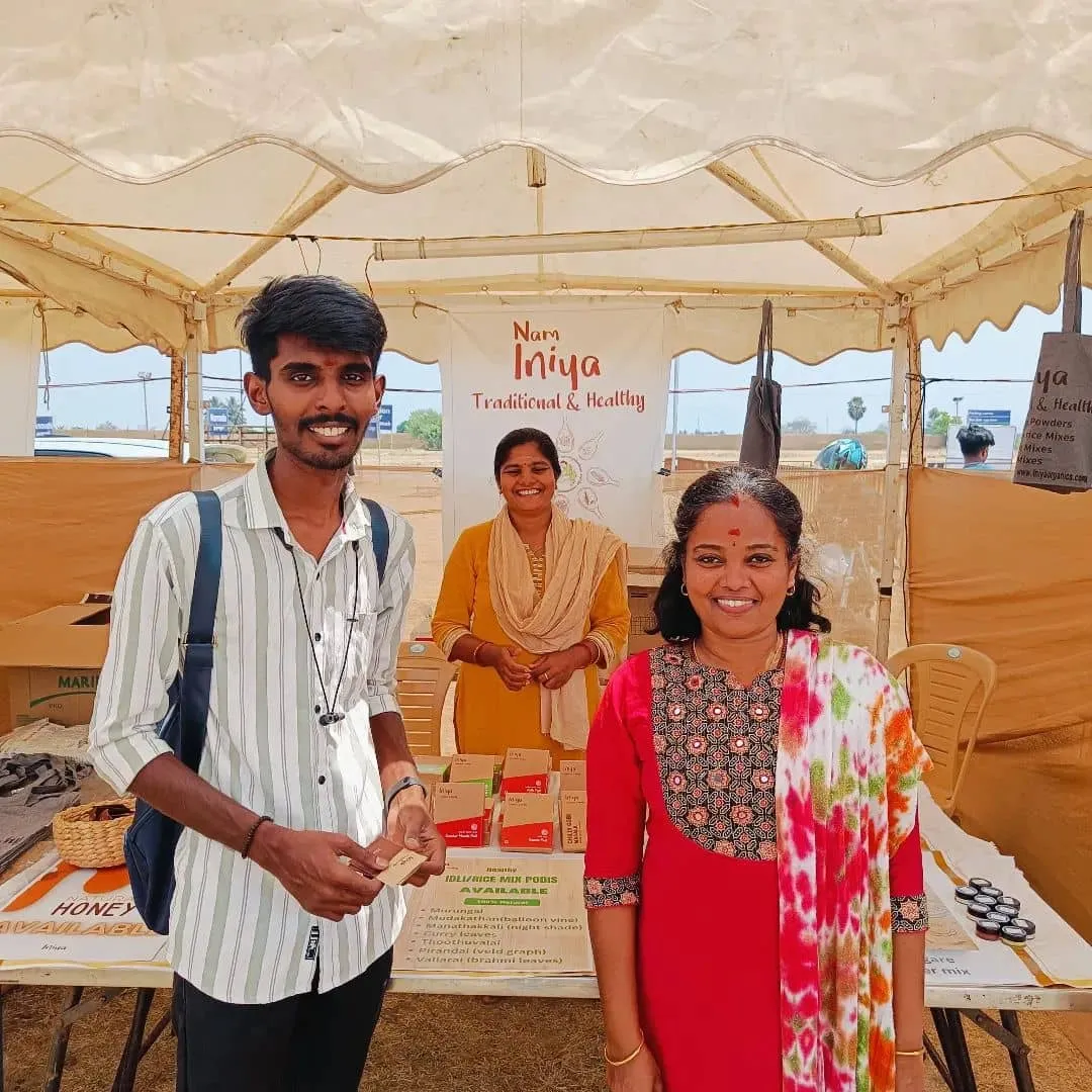 Iniya Organics has 37 kinds of masalas and spices