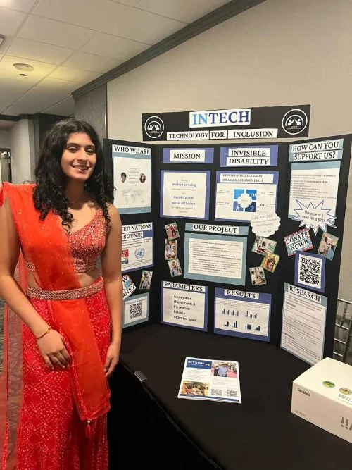 Suhani plays a crucial role in raising funds for the INTECH Inclusion initiative
