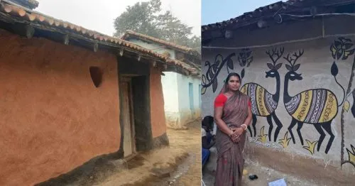 Plastered wall replaced mud walls due to their resilience and low maintenance