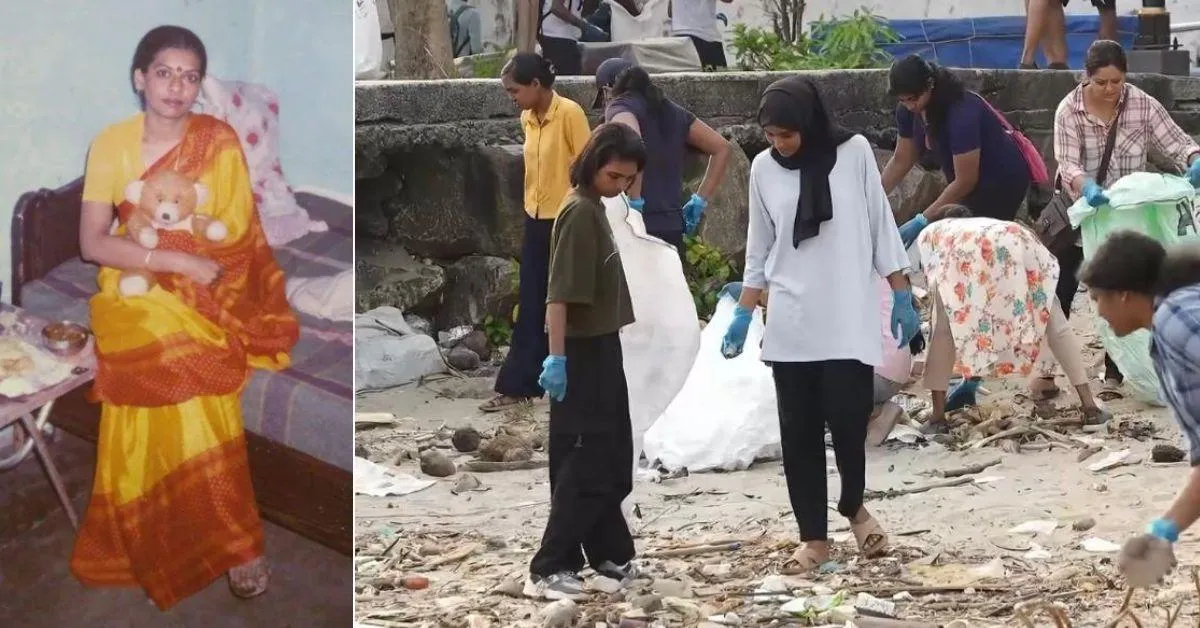 Siddharth's mother would often take him to beaches for cleanup drives. Those memories inspired him to end plastic pollution.