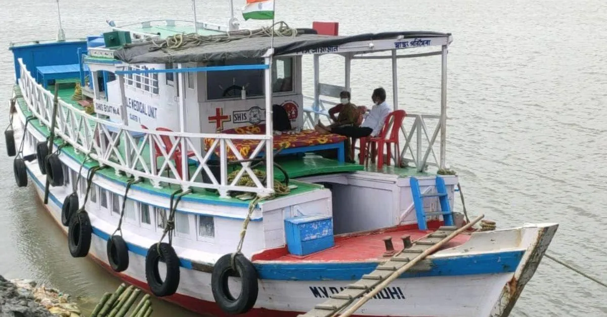 <br />
The boats are equipped with medical equipment, beds and medicines that can treat the number of conditions that people are affected by in the Sundarbans