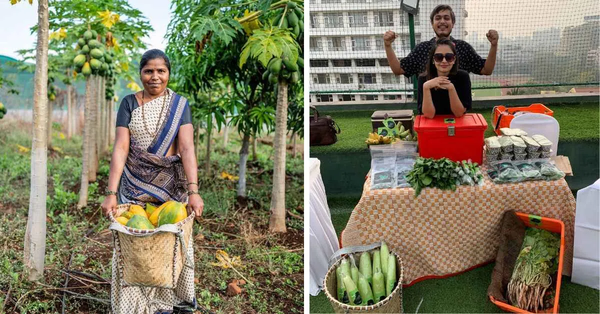 Neha and Amrit (R) took on the role of helping their father bring his sustainable dream to life in the form of Nehamrit Farms 