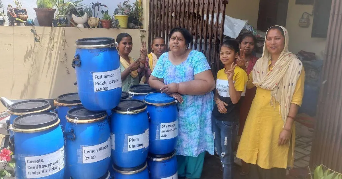 Laveena runs the business from home with the help of a couple of women workers.
