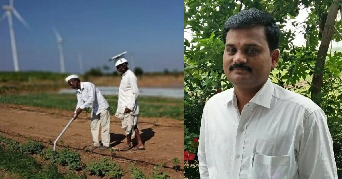 Girish along with his innovation