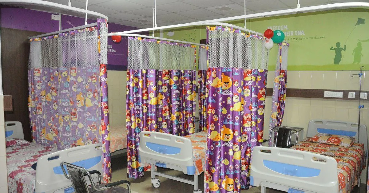 The Rare Diseases Care Coordination Centre (RDCCC) has been designed by Prasanna Shirol to have a child-friendly environment that will make children comfortable during the treatment process