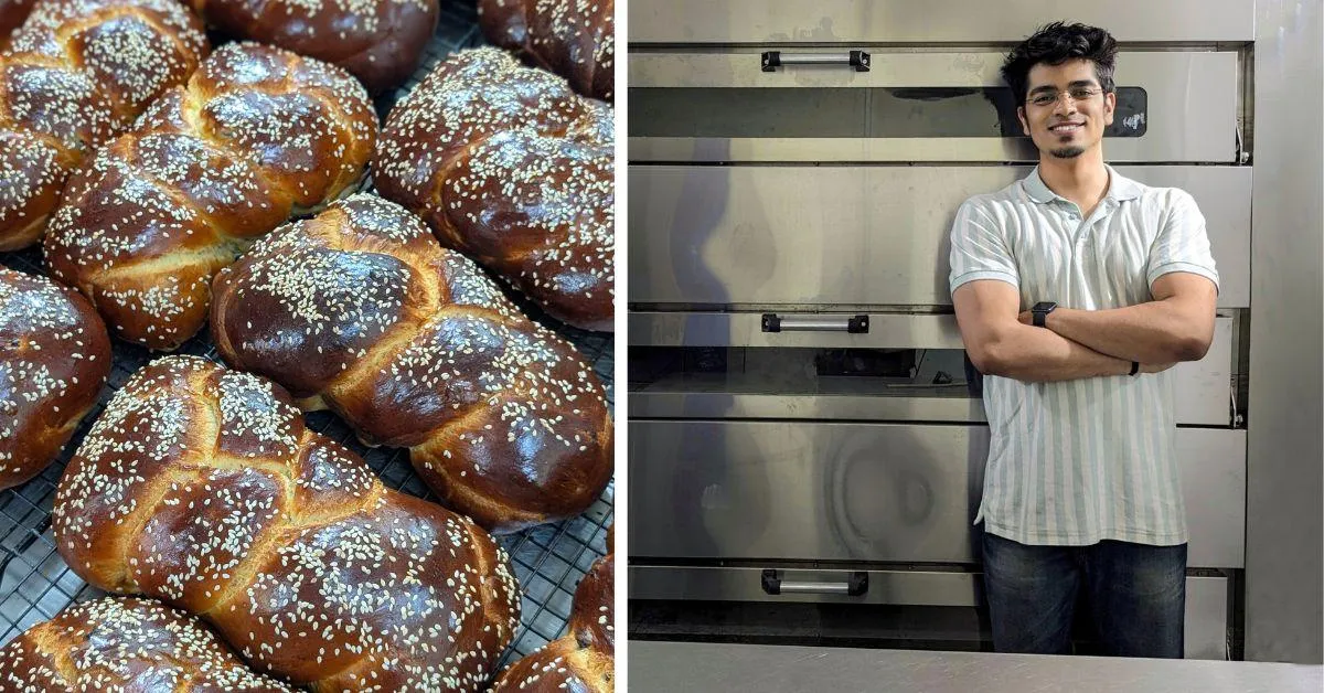 The Jewish challah has a braided design that symbolises different values and was the first bread that Jay Panchpor tried his hand at,