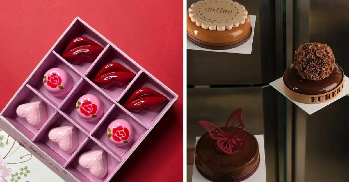 The bonbons and red velvet cakes are a hit at Sivako with their blend of praline, cherry and chocolate