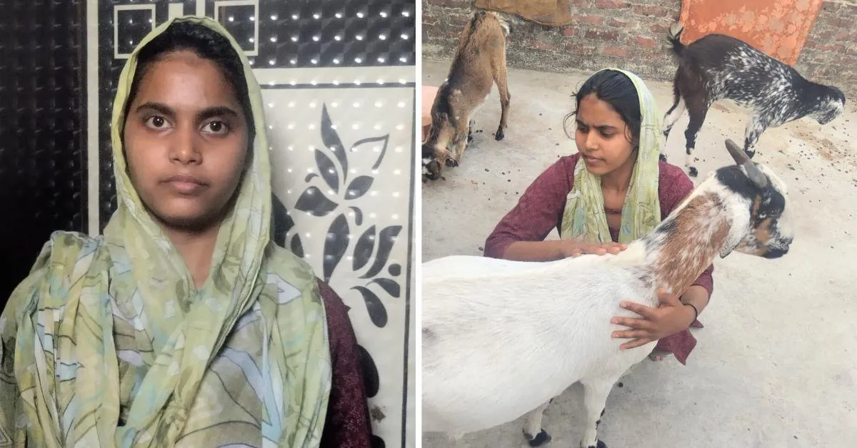 Afreen is keen on expanding her goat rearing and poultry farming business