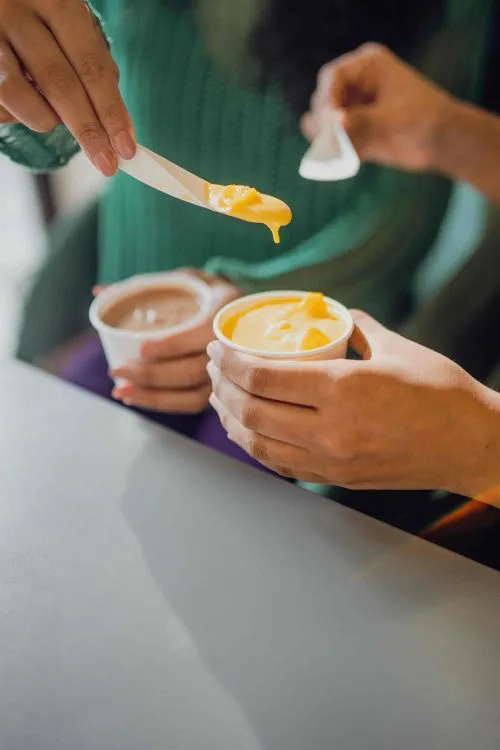 Jogurt contains monk fruit instead of sugar