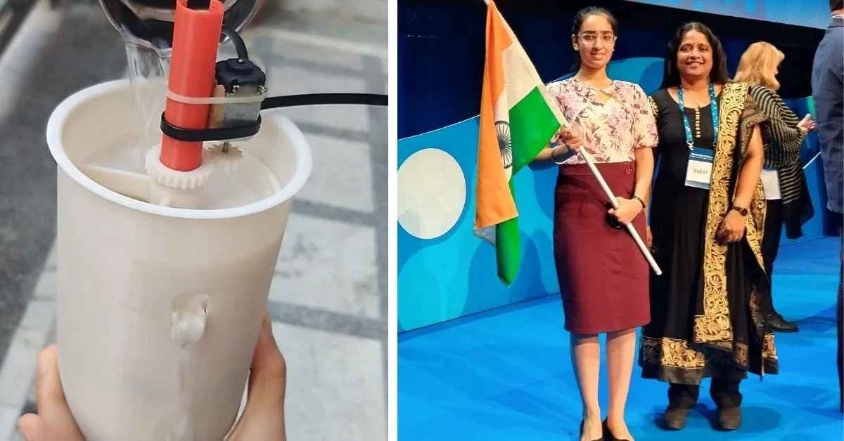 Mannat Kaur was the first Indian to represent India at the Stockholm Junior Water Prize.