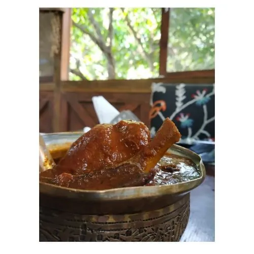 Succulent, red juicy meat slow-cooked to perfection. 
