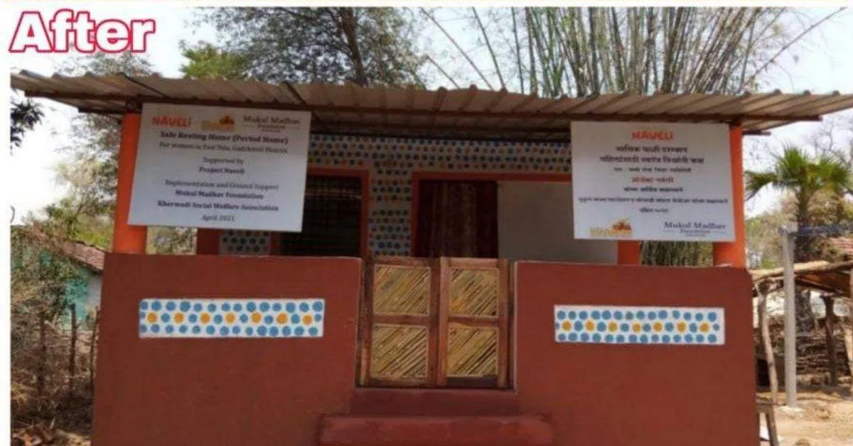 The kurma ghars constructed by Kherwadi Social Welfare Association are equipped with modern amenities, a washing section and a fully functional toilet,