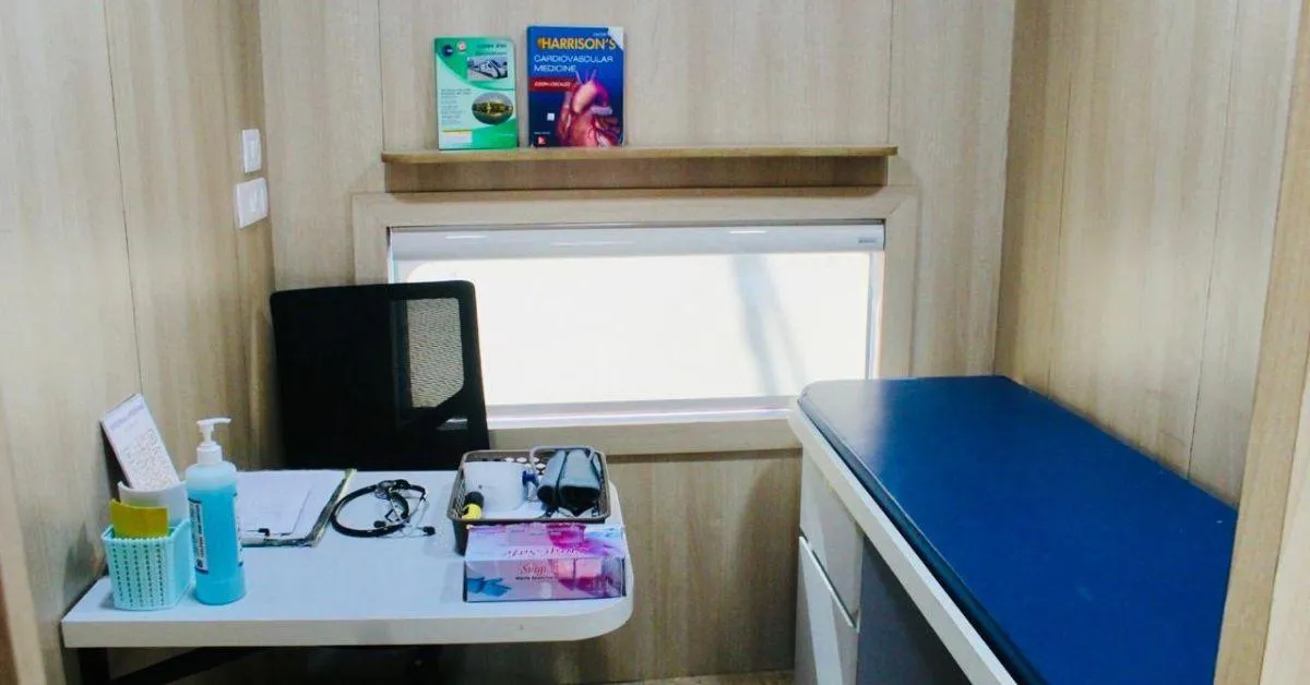 The Rudra train has been converted into a hospital on wheels to take healthcare to railway employee