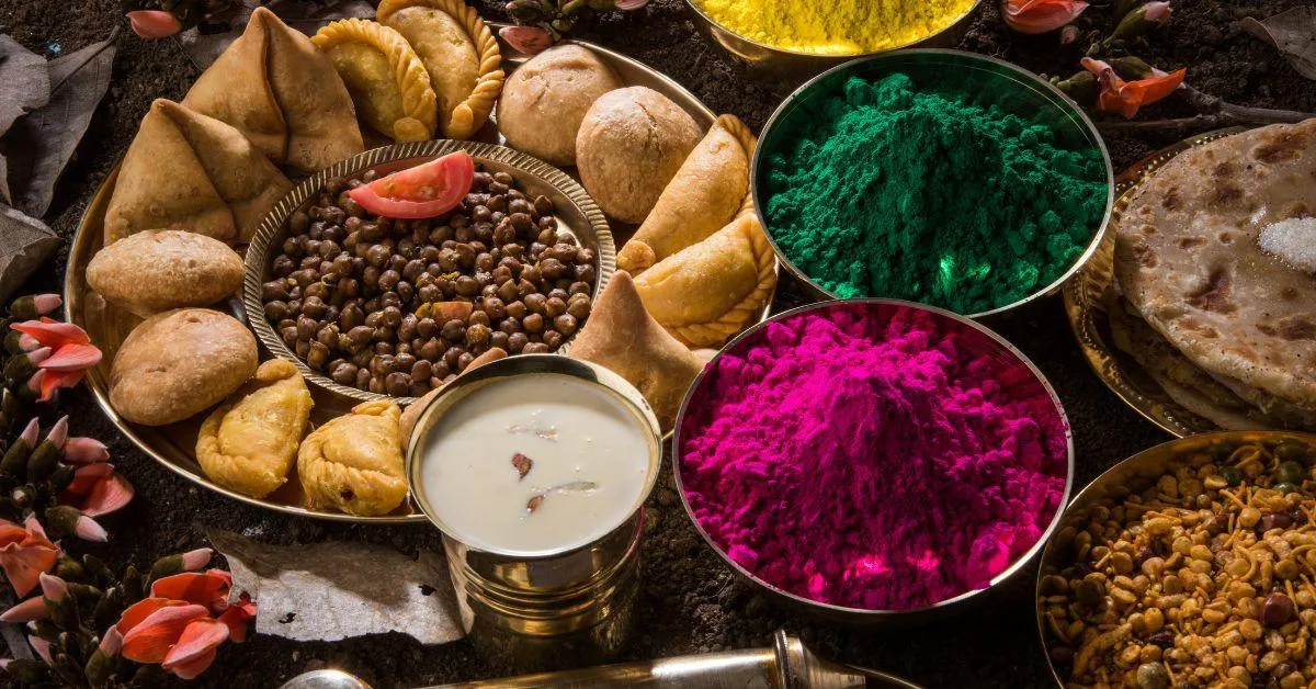 Holi feels incomplete without the taste of childhood favourites from warm gujiyas to a glass of chilled thandai.