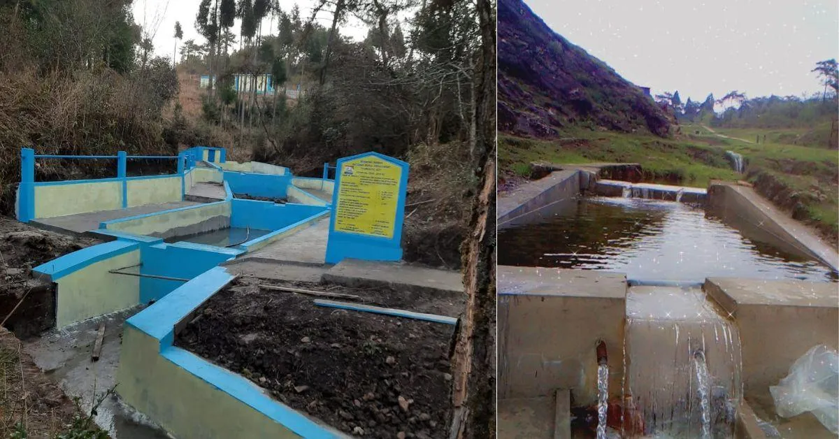 Lakmen Mary led initiatives to construct water assets such as check dams and water storage tanks.