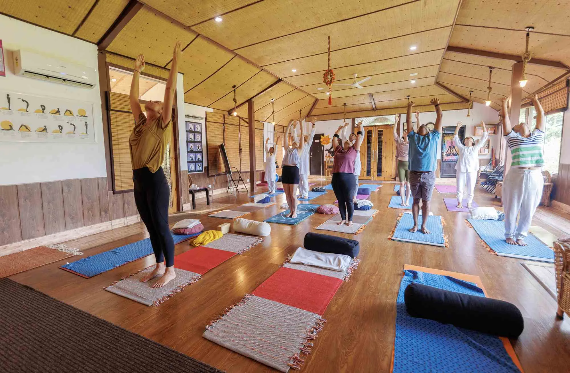 Yoga retreats in Rishikesh are designed to integrate sustainability with wellness