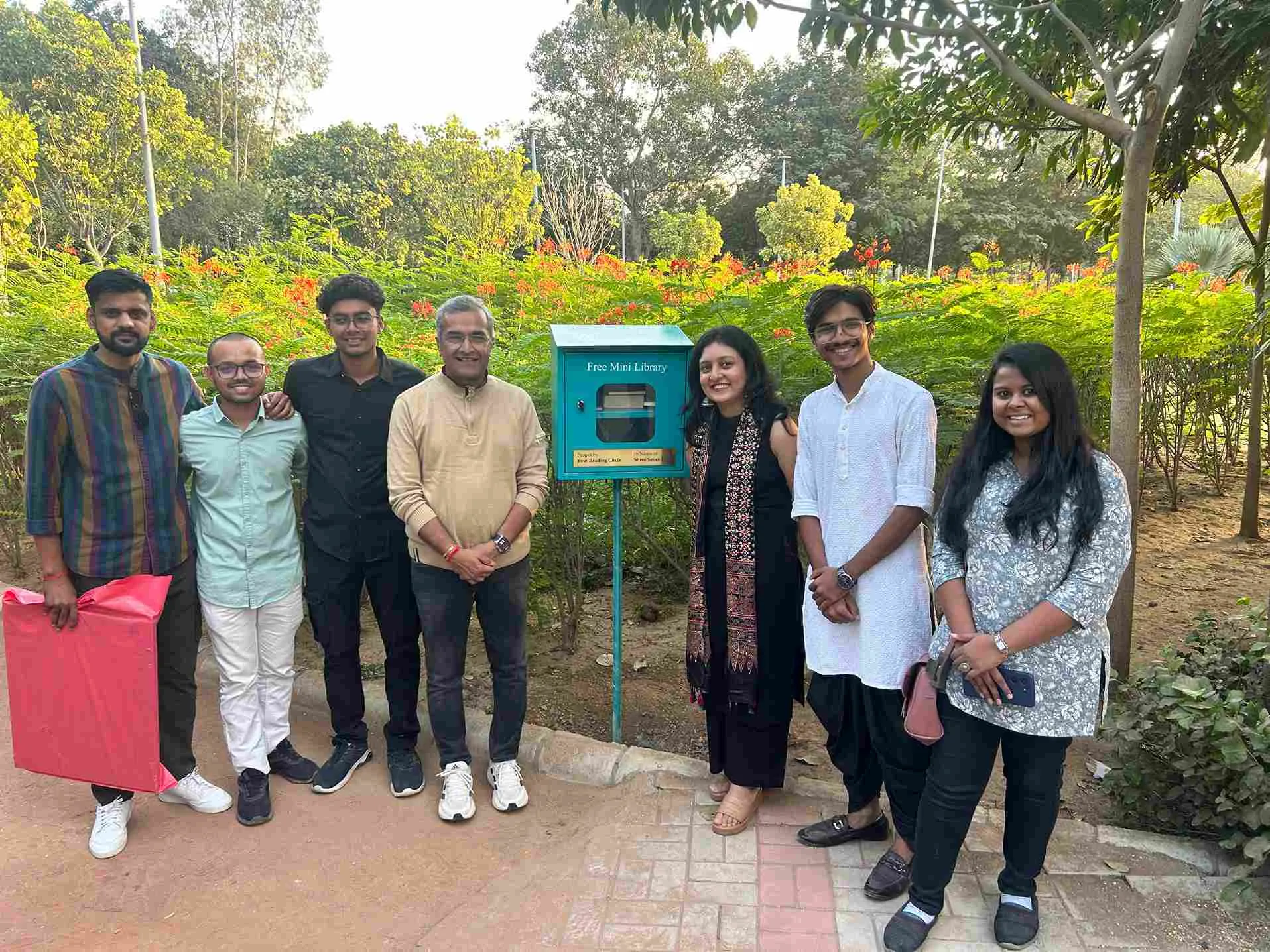 Before installing a single shelf, begin by connecting with people who love books