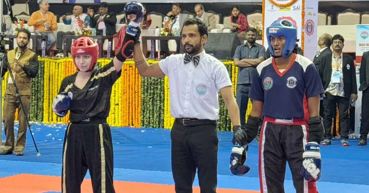 Shraddha winning an event