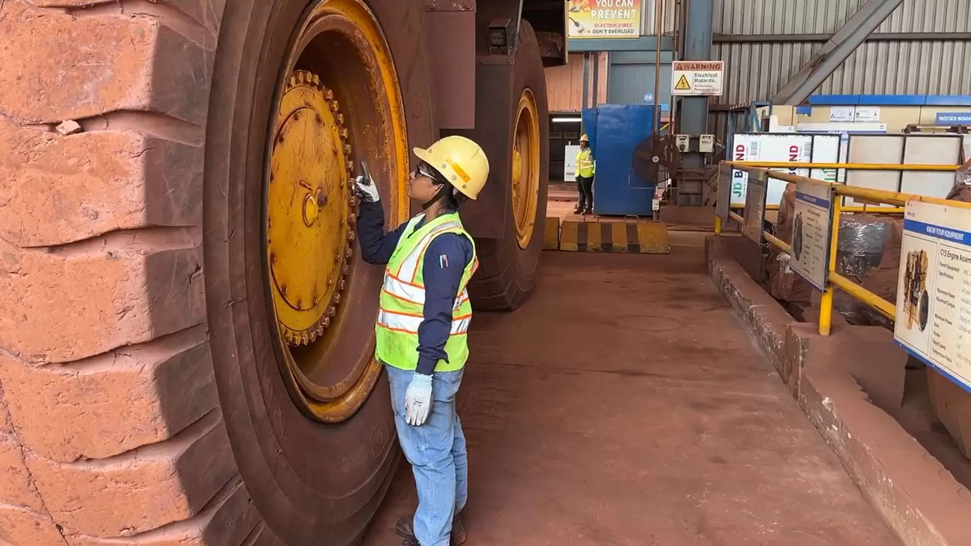 Guidance from senior colleagues and mentors helped the women take charge in the mining department