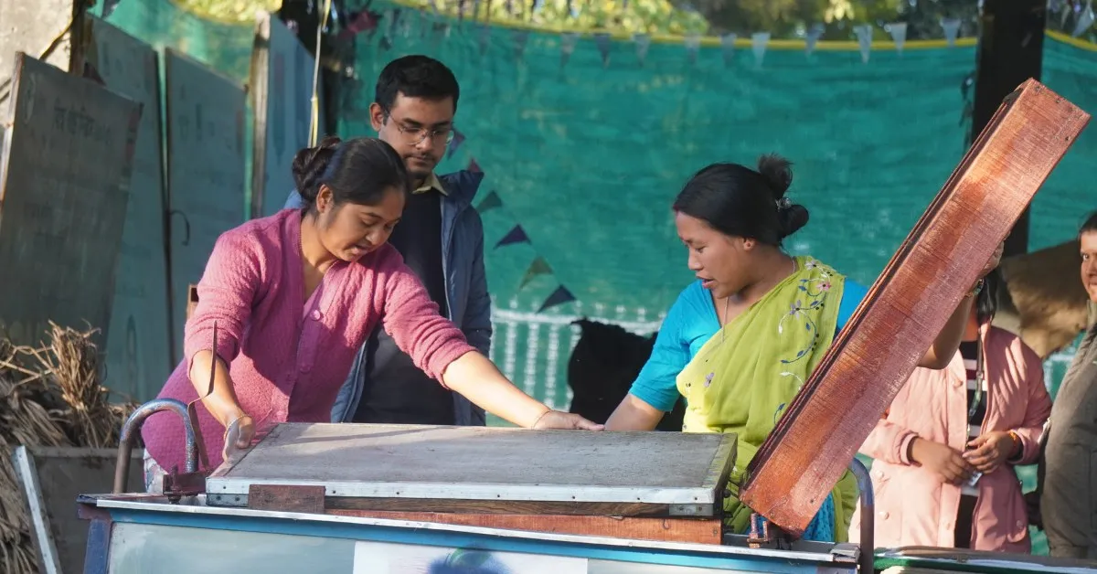 To date, the team has processed over 92 tonnes of water hyacinth into biodegradable paper sheets.