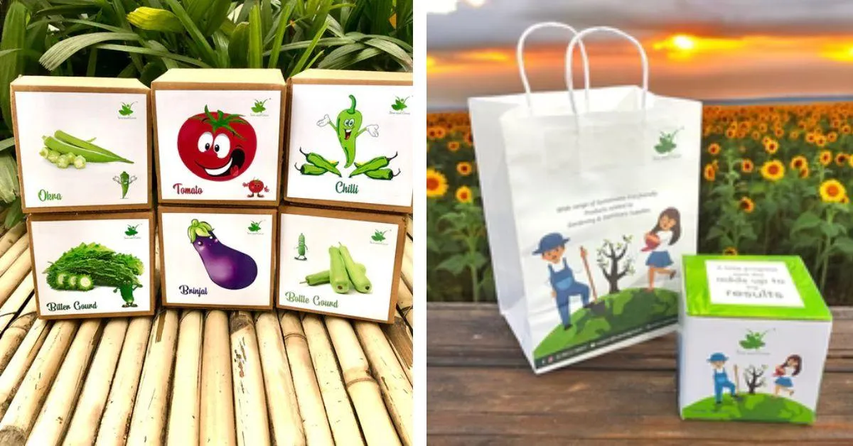 You can use Sow and Grow's gardening kits to grow your own flowers even in an apartment.