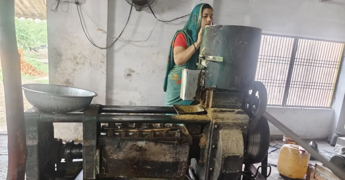Meenu Devi, from Sikhar, Mirzapur, reduced costs by 70 percent and grew her income by 30 percent after switching her flour mill to solar — proving how women-led green enterprises can power both prosperity and sustainability.