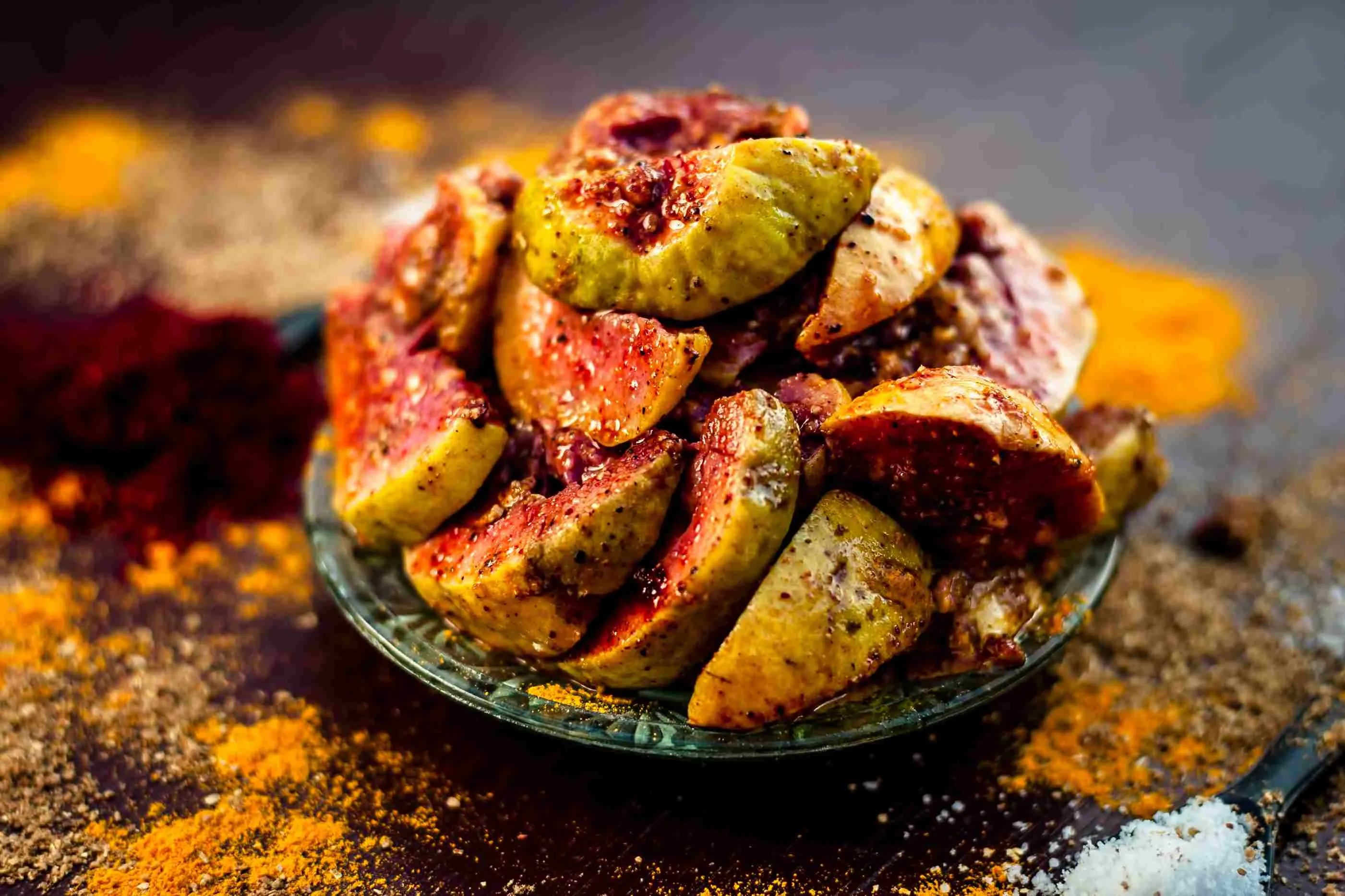 Shyamlata believed in pickle making to be an art. Pickle making started with purchasing the best spices, sorting, sun-drying, and then hand-pounding them to perfection
