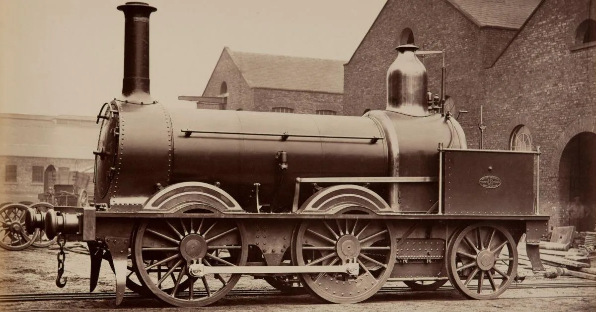 Image of a train in Madras