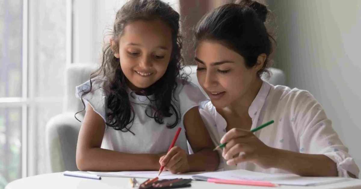 “Yoga, meditation, and art are wonderful tools to help children release stress,” says Dr. Kaveri Subbiah.