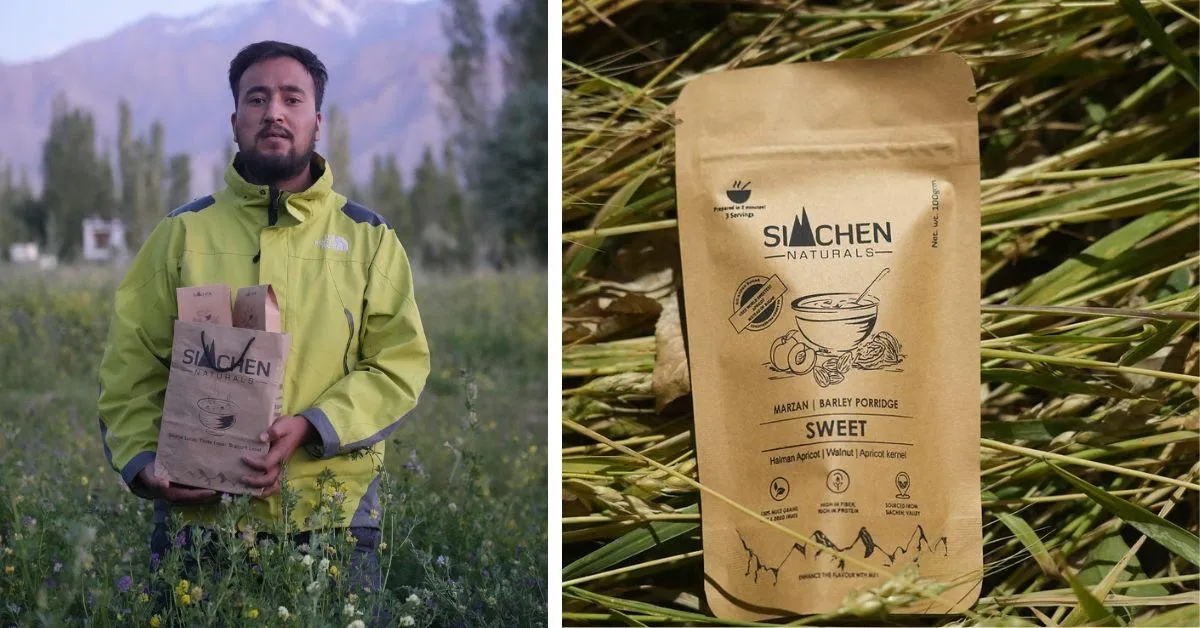 Tsetan Dorjay started Siachen Naturals as a way to empower farmers and provide them a livelihood for the barley they cultivate 