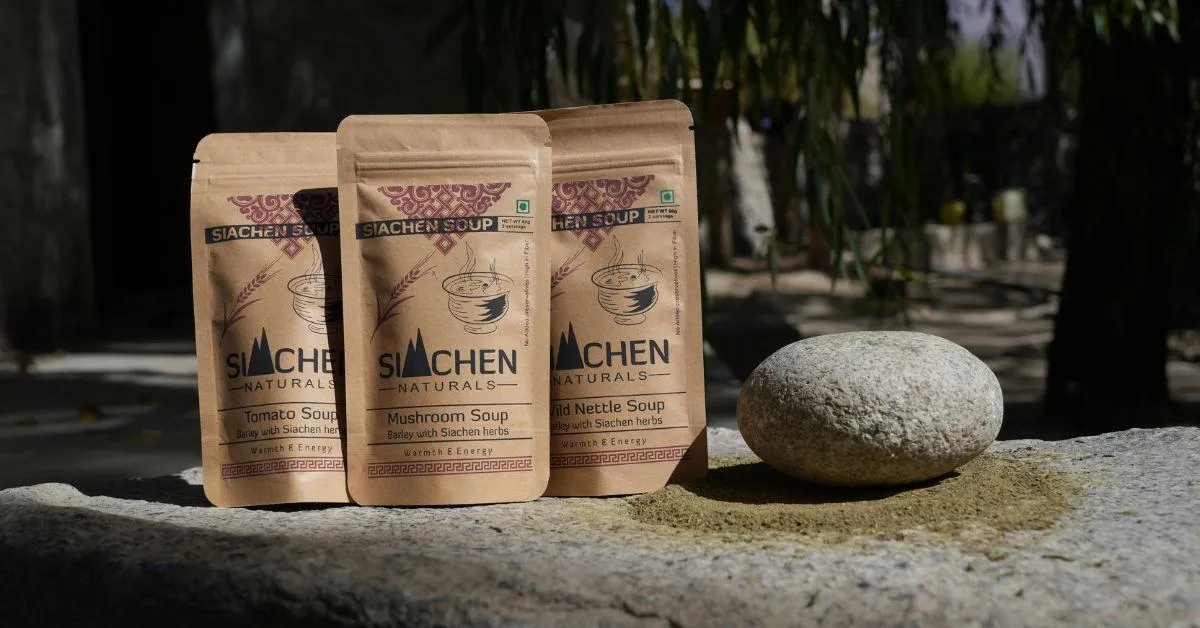 Siachen Naturals range of products include various kinds of soups that feature dried herbs, cheese and fruits in them 
