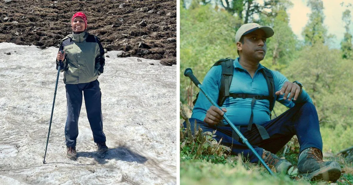 The trek included six visually impaired participants, one of whom also had albinism; there were two amputees, and one of them was on the autism spectrum