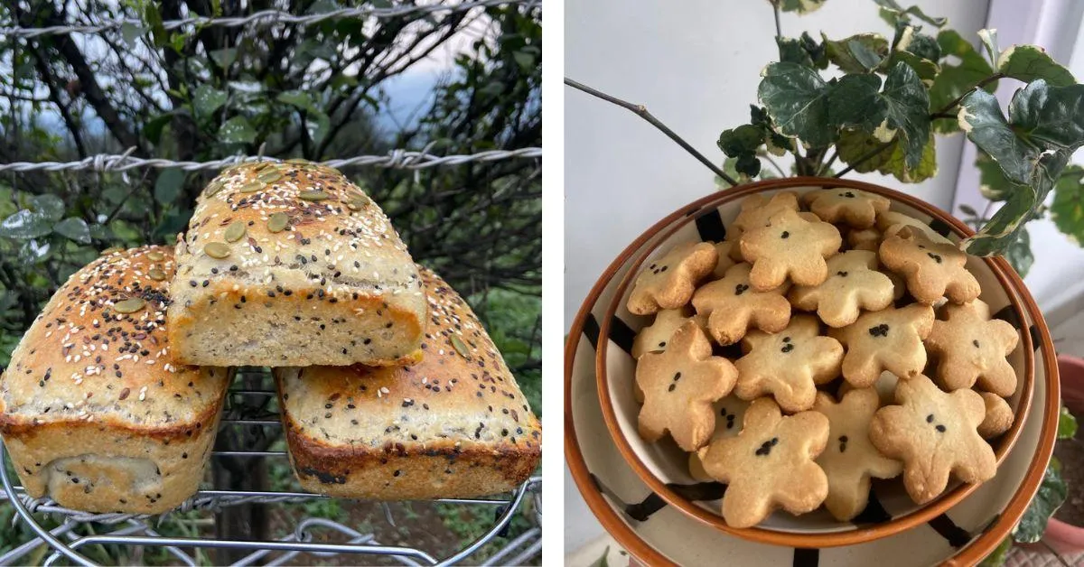 cookies and bread made out of Adlay millet