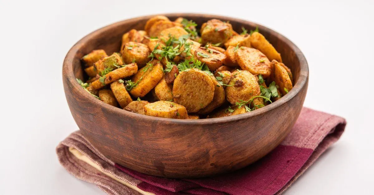 A bowl of spicy home-grown Arbi curry is a must this monsoon.