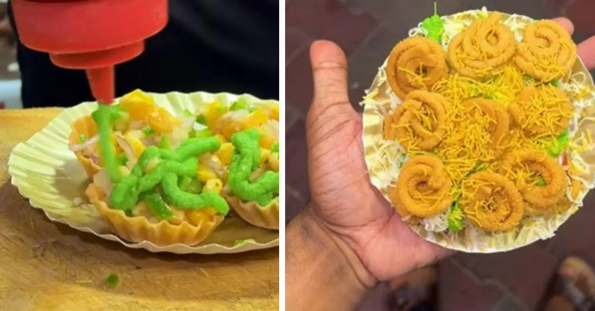 Murukku sandwich at Chennai's 'Crunchy and Munchy' is a crowd puller,