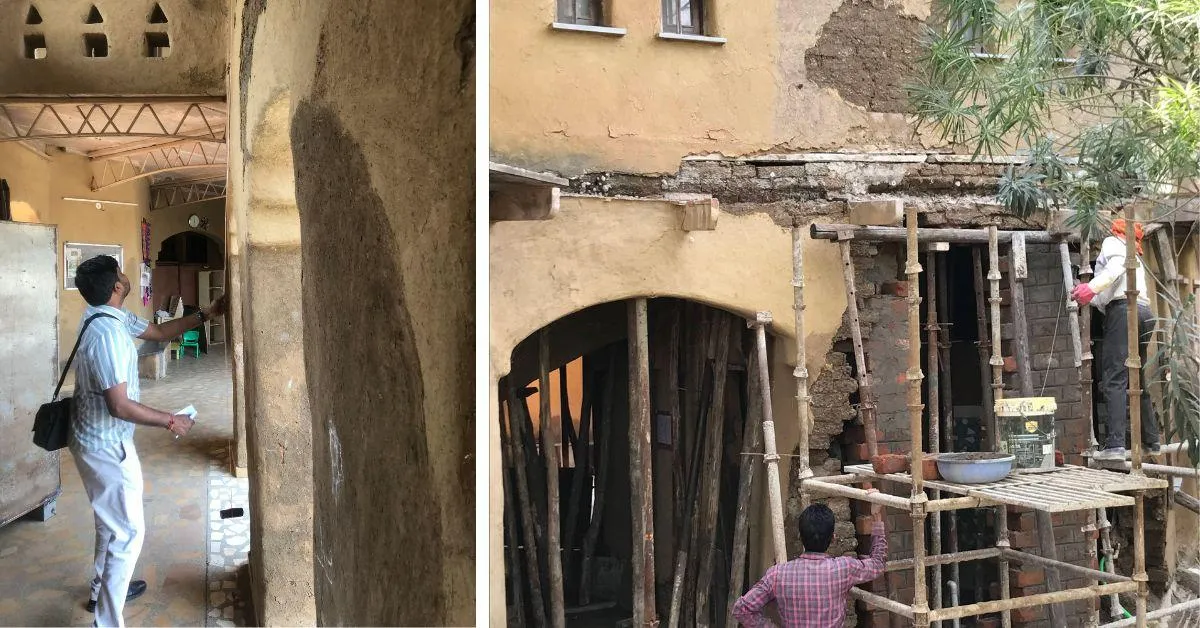 The Mitti Ka Ghar restoration process will take four months and a budget of over 40 lakhs 