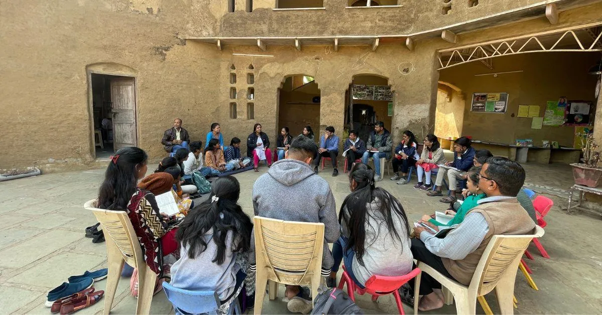 The team includes volunteers, including architects, designers, conservationists, structural engineers, and contractors, who have formulated a plan of action for the repair of Mitti Ka Ghar 